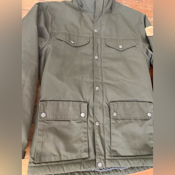 Fjallraven Men’s Greenland Winter Jacket Small Green G-1000 - Picture 3 of 11